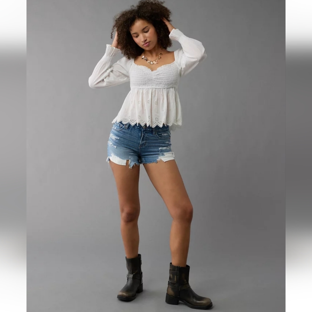 American Eagle Curvy High Rise Shortie